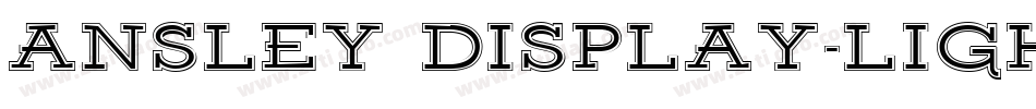Ansley Display-Light字体转换